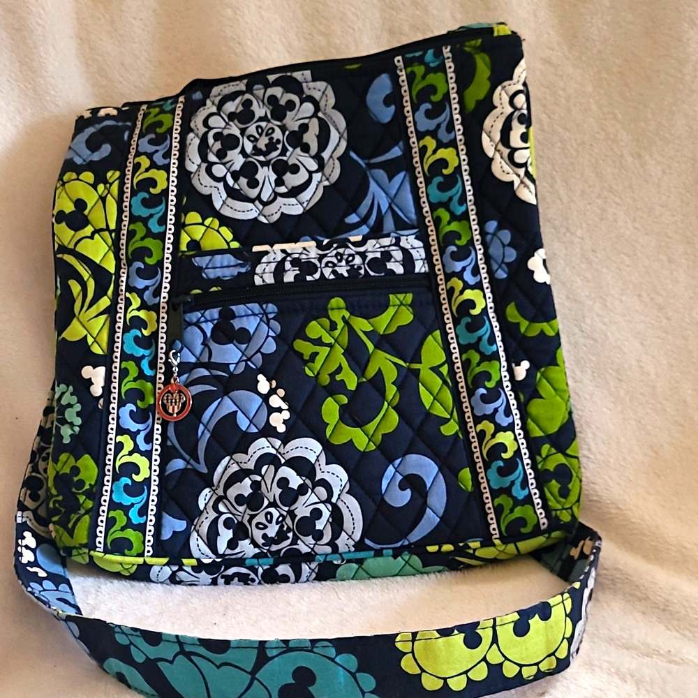 Retired Vera Bradley Disney Park Exclusive "Where's Micky Hipster Crossbody Bag"